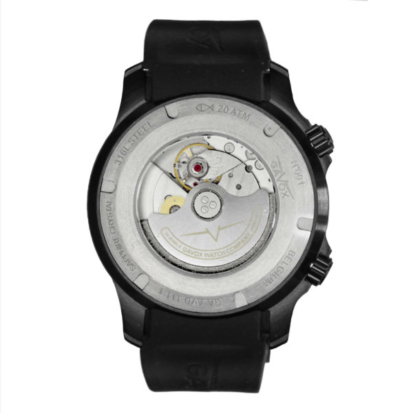 1111km/h Gavox AviDiver (Black PVD) – Gavox : Pilot, Marine, Diver